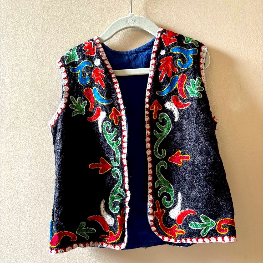 Vintage Hand stitched vest | Sz 4-6